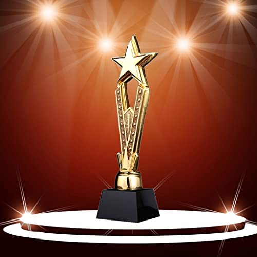 Troféus Troféu Estrela De Ouro, Troféu Dourado Resina, Usado Para Troféus E Celebrações De Festas, C