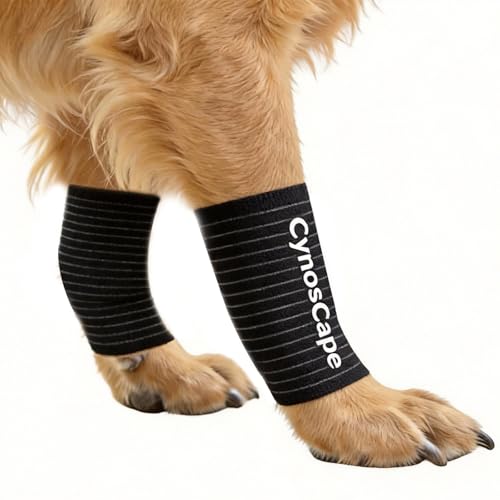 Image of Rear Leg Hock Joint Compression Wrap - Knee Brace for Back Leg Support in Dogs