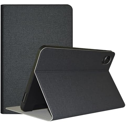 AKNICI Case for ALLDOCUBE iPlay60 Mini Pro/ALLDOCUBE iPlay60 Mini Turbo Tablet 8.4 inch, PU Leather Slim Folio Folding Multi-Viewing Angles Case Cover with Auto Wake/Sleep Soft TPU Back Shell, Black Cover