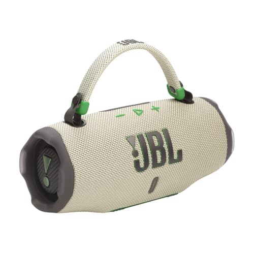 Image of JBL Charge 6, Powerful Pro Sound with AI Sound Boost Wireless Portable Bluetooth Speaker,28 Hrs Playtime, Auracast Multi-Speaker Connection, Built in Power Bank, IP68 Waterproof & dustproof, Sand