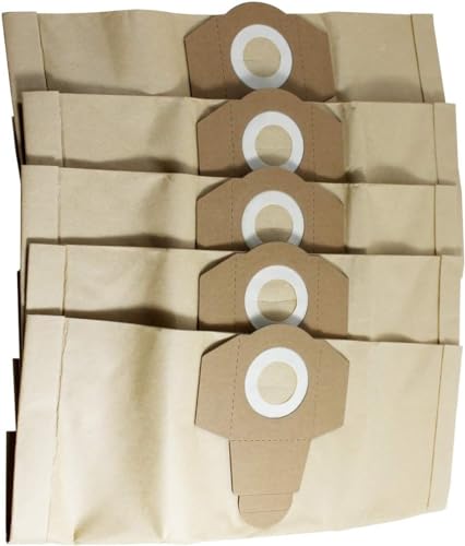 Certified Compatible Vacuum Cleaner Bags to fit Draper Wet and Dry Models WDV15P 35569 WDV20BSS/G 20515 WDV20BSS WDV20ASS