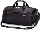 Matériaux de qualité supérieure : fabriqué en tissu Oxford de haute qualité, durable et résistant. Vous pouvez nettoyer ce sac de sport avec de l'eau. Il est facile à nettoyer et assez solide pour stocker toutes vos affaires pendant la nuit