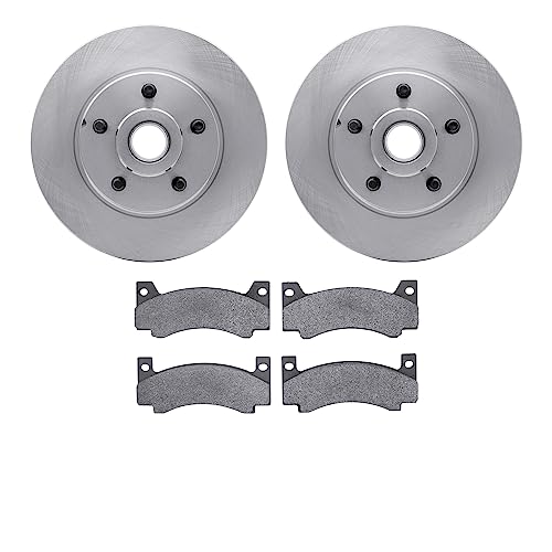 Dynamic Friction Company Front Brakes and Rotors| Automotive Replacement Brake Kits| Front 5000 Advanced Brake Pads and Rotors Kit| Fits 1970-1972 Dodge Challenger, Charger, Coronet -  6502-40097