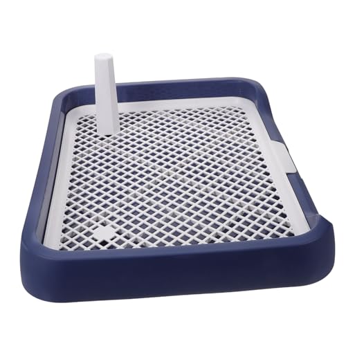 FONDOTIN -Slip Dog Potty Tray Indoor Dog Potties Mesh Pet Toilet Plastic Puppy Toilet Pet Cage Pad