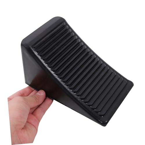 HAPINARY Cuña para Ruedas de Goma Resistente Antideslizante para Remolques y Autocaravanas Diseño Triangular para Estabilidad y Fácil Transporte Accesorio para Furgonetas y Campers - imagen 4