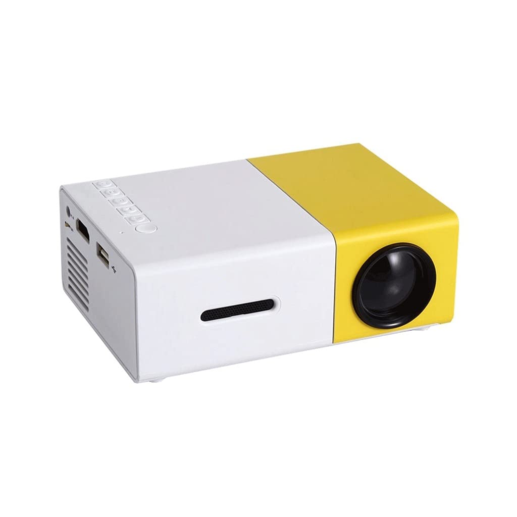 Mini proiettore YADECL, videoproiettore LCD LED a colori portatile per bambini presenti, film TV, giochi di società