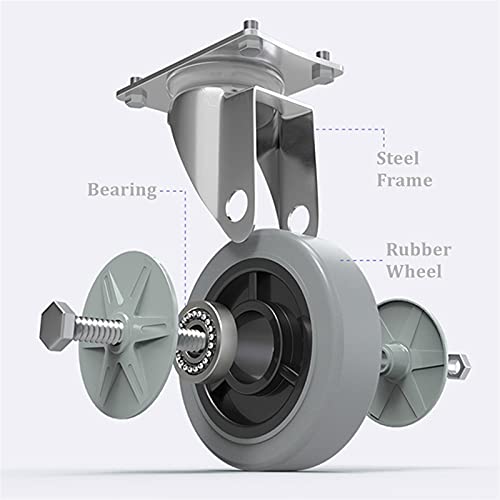 Carretilla plegable plataforma 220 lb con ruedas universales miniatura 3