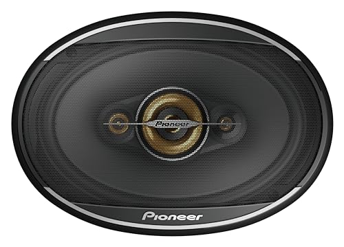 PIONEER TS-A6971F 6 x 9 4-Weg-Koaxial-Lautsprecher Set mit 2 Lautsprechern (je 600W max., 100W Sinus), kraftvoller Klang, hoher Wirkungsgrad, 72mm Einbautiefe, 153 x 222mm Einbauausschn., mit Gitter