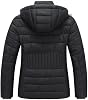 Chaqueta acolchada impermeable ligera y cálida para mujer TDYPCI para invierno frío 8