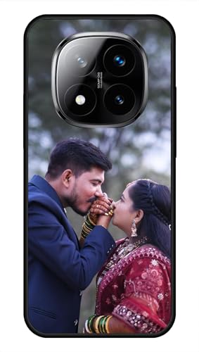 Image of NDCOM for Customised Redmi Note 14 Pro Plus Back Cover | Redmi Note 14 Pro Plus Cover | DIY Personalised Photo Design | Customized Gift Custom Text Name Printed Metal Case