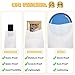 160 Pcs Packing Moving Foam Pouches & Sheets, 5 Sizes Cushion Foam Wrap Pouches with Fragile Stickers for Protect Dishes Cup Glasses Storage Supplies (7.8X7.8