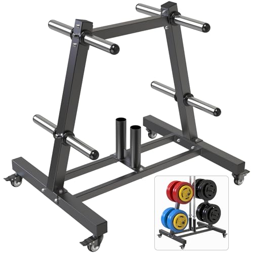 Kipika Weight Plate Tree Rack with Wheels