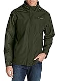 Polyester Eddie Bauer Herren Rainfoil Regenjacke, Gr. M, Dunkles Loden