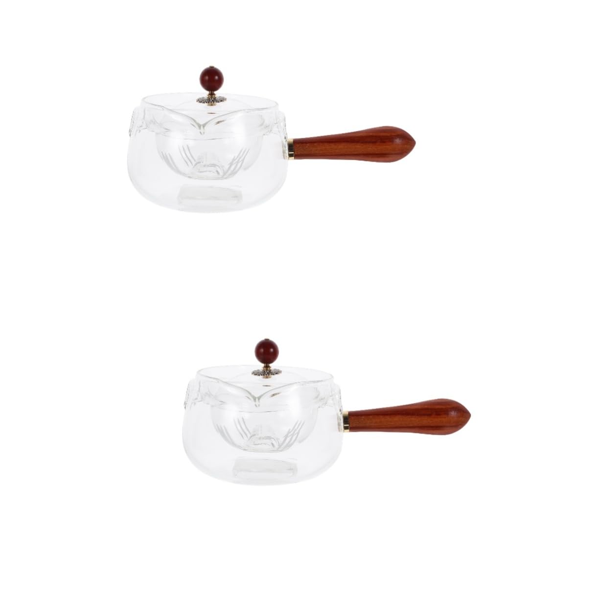 Alipis 2 Pièces théière tea set teapot tea pot théiere bouilloire électrique jolie bouilloire à verre de à outil de brassage à verre à haute teneur en borosilicate