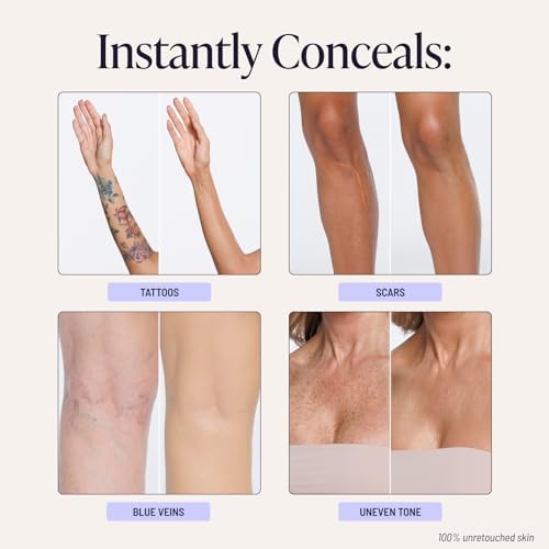 Westmore Beauty Body Coverage Perfector β Waterproof Leg & Body Makeup/Bronzer For Women - Best Tattoo Cover Up Makeup & Tattoo Concealer - 3.5 Oz Natural Radiance - 4