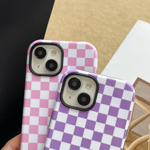 Longlayss Compatible with iPhone 15 Case Cute Checkered Phone Case by Longlayss - Used condition - Image 6