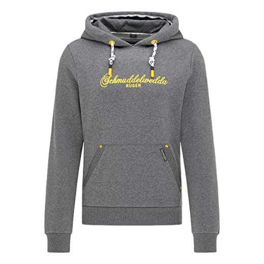 Schmuddelwedda Hoodie - Rügen herr 36613799, Grå melange, M