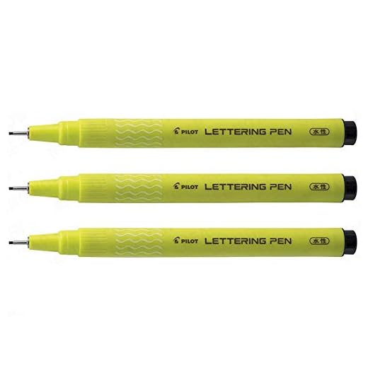 Pilot Lettering Pen DR pour calligraphie-Lot de 3-1,0 mm