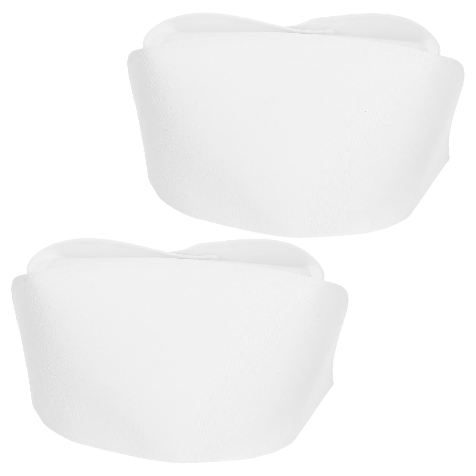 Tofficu 8 Piezas Gorro de Enfermera Blanco de Tela Cómodo y Fácil de Limpiar para Uso Diario y Ocasiones Profesionales Estilo Profesional de Salud para Mujeres