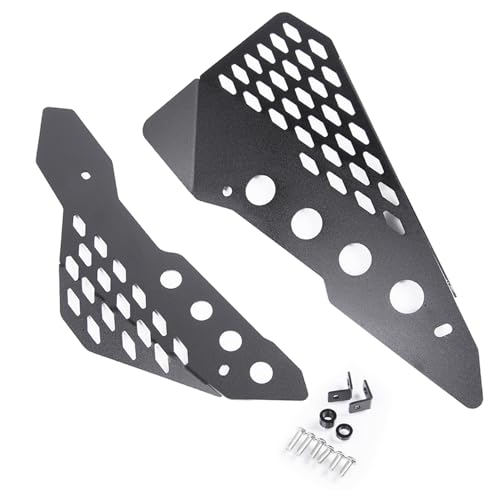Motorradzubehör Aluminium Side Mid Rahmen Cover Panel Schutzfolie Verkleidung für Scrambler Sixty/Desert Sled/Vollgas/Urban Enduro (Schwarz)