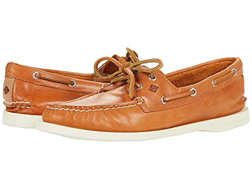 Image of Sperry Women's Authentic Original 2-Eye Boat Shoe, Tan, 11 Medium