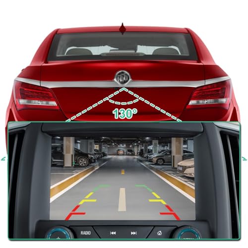 Image of 22923842 Rear View Backup Camera Fit for Buick LaCrosse GM Compatible with Chevrolet Allure Malibu Volt 2011-2016, GreenYi Parking Assist Cam Replaces OE Number 22883286, 20860481, small, Black