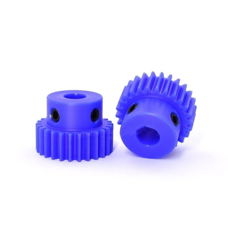Engrenage droit en Nylon bleu de haute précision alésage 12mm module 1 - 3
