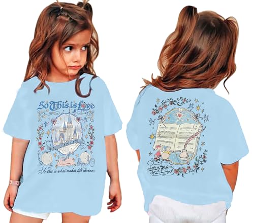 Image of Magical Shirt for Girl: Magic Kingdom Prinecess Tshirt Princess Shirts Youth Girls Cute Family Vacation Trip Tee