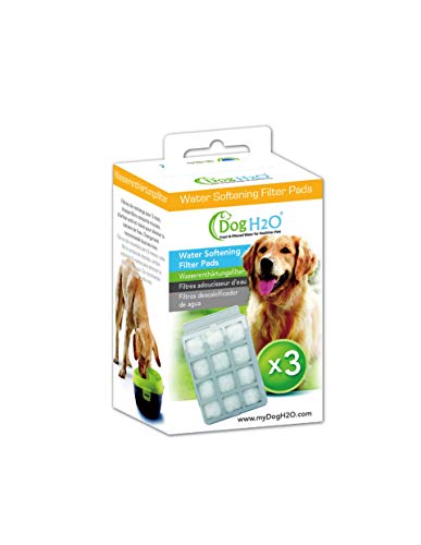 Dog H2O R-016-CH Water Softening Filter Pads, Grey/White