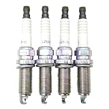 4 PCS Iridium LZKAR6AP-11 22401-ED815 Compatible with Nissan Micra March Note Tiida X-Trail Cube