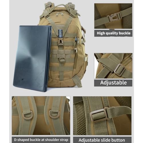 Mochila táctica multifuncional para senderismo y camping miniatura 4