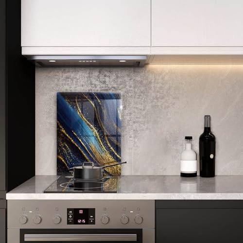 Accessoires de cuisine Wallfluent planche à découper induction 40x52 grand format bleu