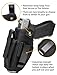 PRETTYGAGA Concealed Carry Gun Holster - IWB/OWB with Magazine - Fits Subcompact, Compact, and Full Size Pistols - Right/Left Hand Draw - for Men and Women Black