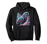 Photo Gallery pigeon vaporwave style vivid retro anni 80 & 90 era bird lover felpa con cappuccio Photo Gallery pigeon vaporwave style vivid retro anni 80 & 90 era bird lover felpa con cappuccio