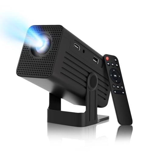 Image of Polaring Mini Portable Projector, Support 4K 1080P projector with WIFI and Bluetooth smart Movie Projector for Bedroom Celling Auto Keystone Correction,Short focal length Projector.