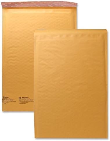Kraft Self-Seal Bubble Mailers, Size 7, 14-1/4 x 20 - PACK OF 50 MAILERS