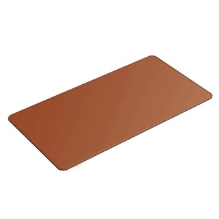 Mouse Pad Grande Caramelo Feltro Costurado Básico