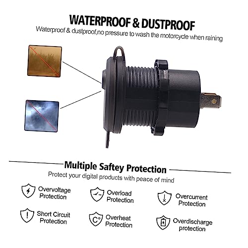 Cargador de coche USB 5V con interruptor integrado que evita consumo fantasma 3
