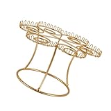 NUOBESTY Espositore Coni Gelato da Tavolo in Metallo, Porta Gelato Creativo 6 Slot, Supporto Coni Zucchero per Mensola Gelati e Gelateria