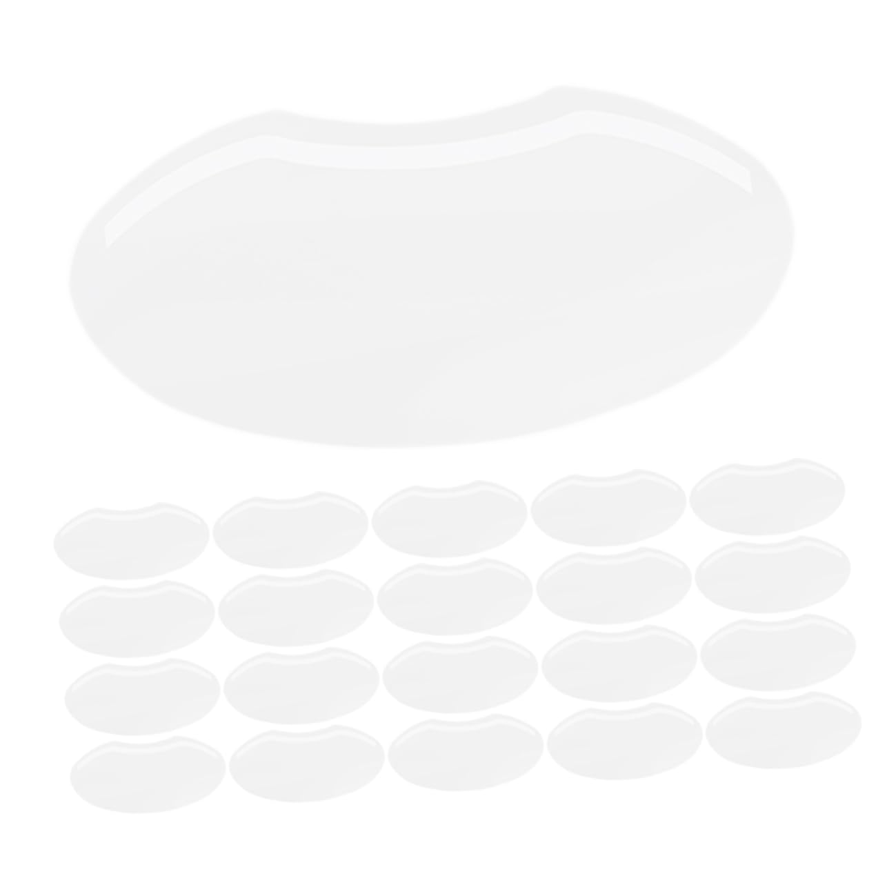 Didiseaon 120 Piezas transparente transparente protectores faciales transparentes escudos de para los ojos visera para el pelo