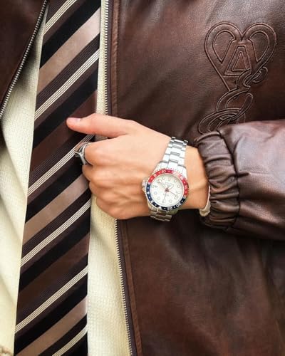 Image of RATIO FreeDiver Dive Watch Sapphire Crystal GMT Rotating Bezel Automatic Diver Watch 200M Water Resistant Diving Watch for Men