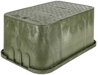 Generic PENCELL UNDERGROUND ENCLOSURE BOX 20IN LONG X 13-1/2IN WIDE X 12IN DEEP HDPE GREEN BOX W/ELECTRIC COVER PE1118HDH005P3