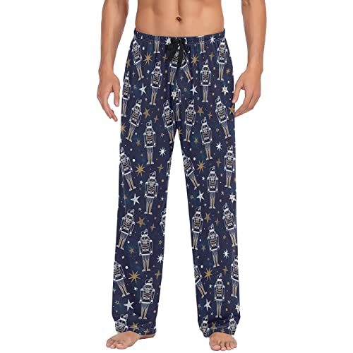 Ollabaky Men's Pajama Pants Pjs Bottoms with Pockets Sleepwear Lounge Pants for Men