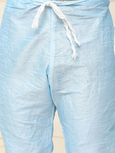 Image of SOJANYA Men's Dupion Silk Solid (Since 1958 Kurta Set & Churidaar Pyjama