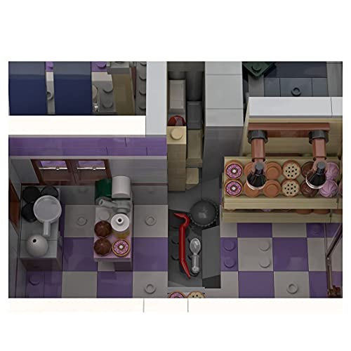 TYPIS Bausteine Haus, Bausteine Architektur Modell, Modulares Haus Bausteine Modell, MOC-72506 Polizeistation… – Bild 8