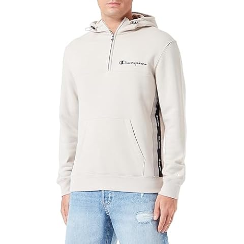 Champion Men's Legacy Powerblend Half Zip Hoodie Cover