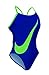 Nike Big Swoosh Cut Out Tank Swimsuit Girl's 26 DeepNight