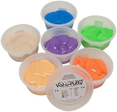 Val-u-Putty153; Exercise Putty, 3 Ounce, Set of 6 (6 Colors)
