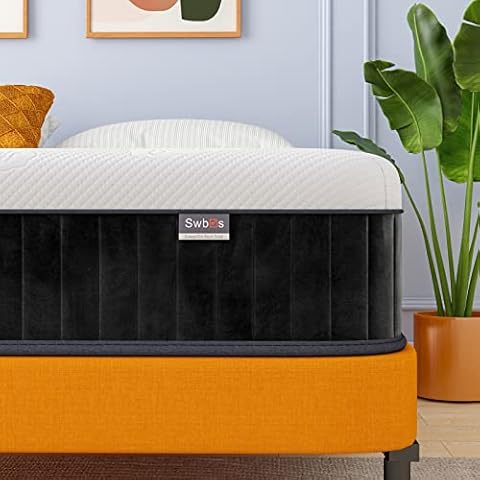 Swbvs 12 Inch Memory Foam Firm Queen Mattress Cover