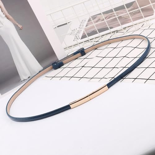 2 Pack Thin Belts for Women, Gold Buckle Skinny Belt Women, Adjustable up to 37 Inch Waist Belts for Women4